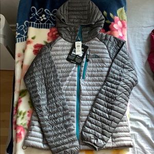grey and blue LL Bean jacket [FIRM PRICE]